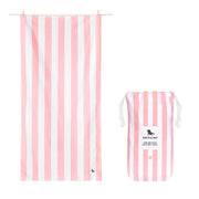 Dock & Bay Quick Dry Towels - Malibu Pink - Customised Embroidery Personalised for You