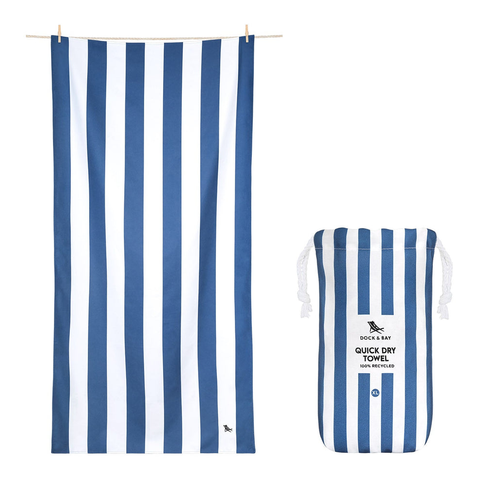 Dock & Bay Quick Dry Towel - Whitsunday Blue