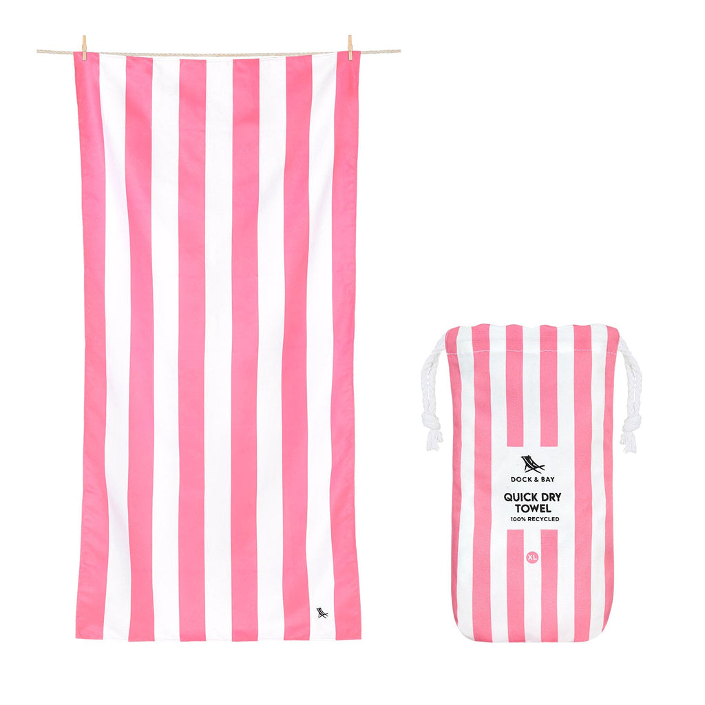Dock & Bay Quick Dry Towel - Phi Phi Pink