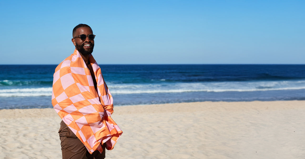 Dock & Bay Quick Dry Towel - Groovy Check