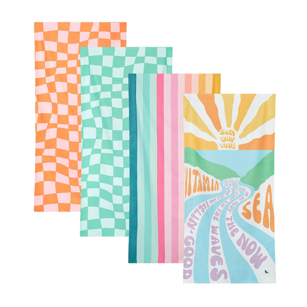 Dock & Bay Quick Dry Towels - Go Check & Sea