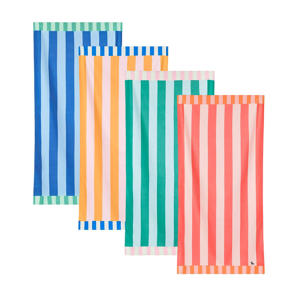 Dock & Bay Quick Dry Towels - Cabana Brights (Set of 4)
