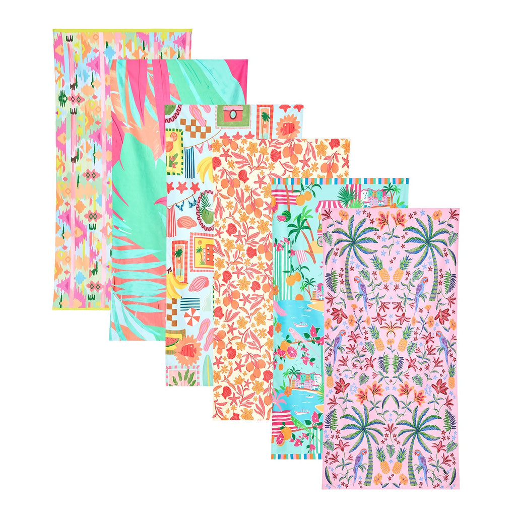 Dock & Bay Quick Dry Towels - Palm Paradise (Set of 6)