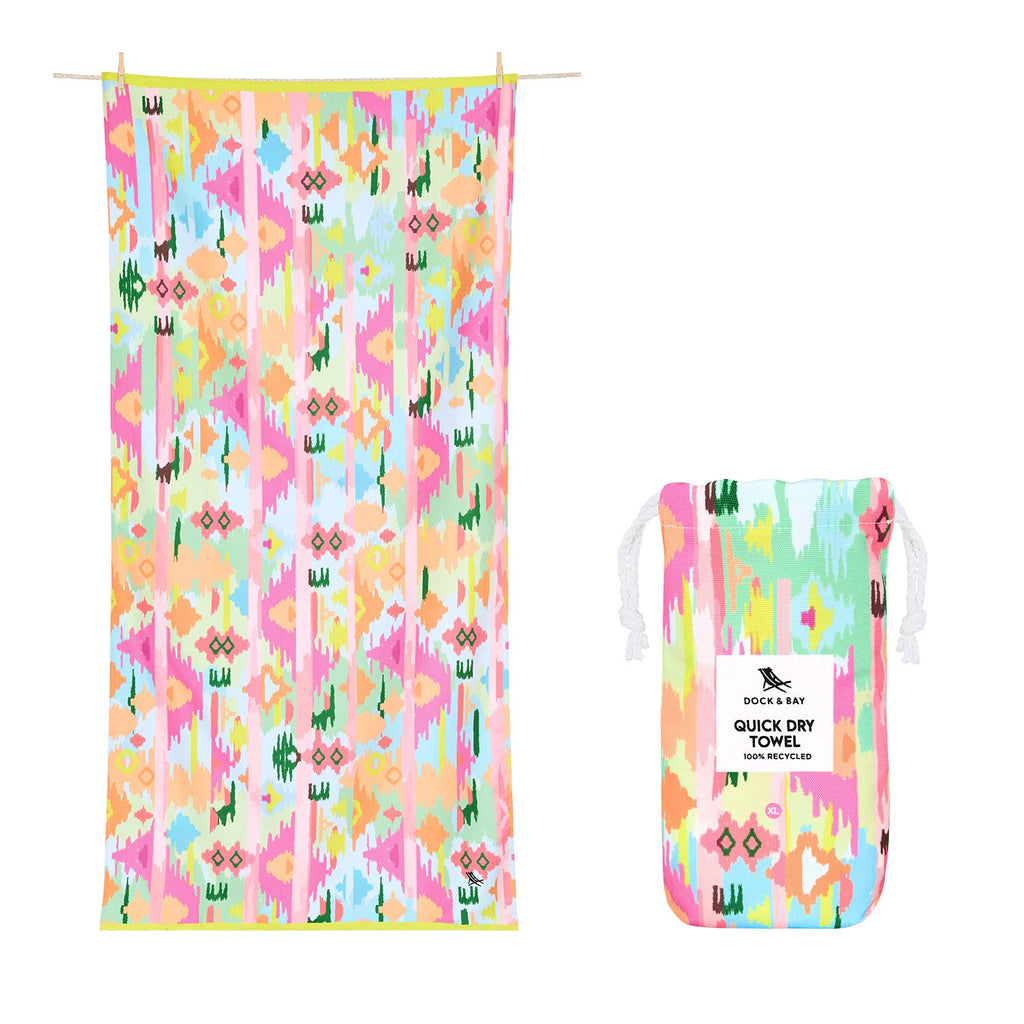 Dock & Bay Quick Dry Towel - Ibiza Glow