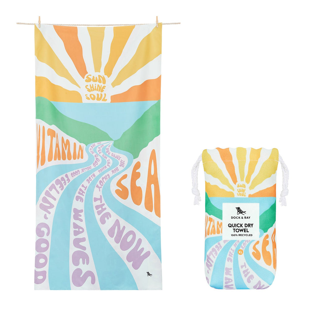 Dock & Bay Quick Dry Towel - Vitamin Sea