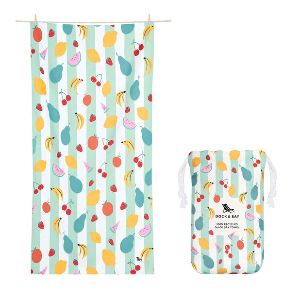 Dock & Bay Kids Beach Towel - Five a Day - Outlet