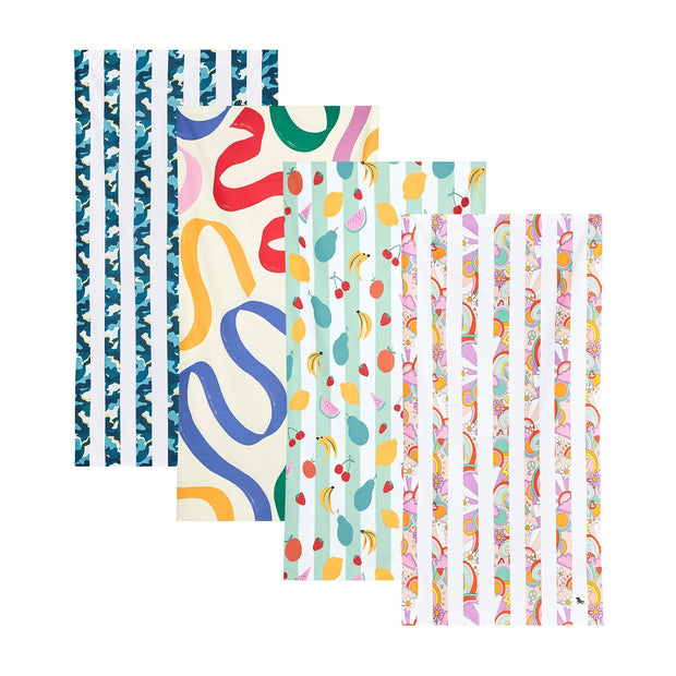 Dock & Bay Kids Beach Towels - Scribble Showdown