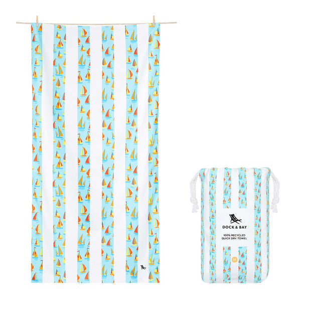 Dock & Bay Kids Beach Towel - Oh Buoy - Outlet