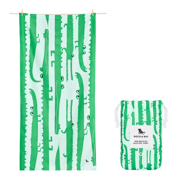 Dock & Bay Kids Beach Towel - Laters Gators - Outlet