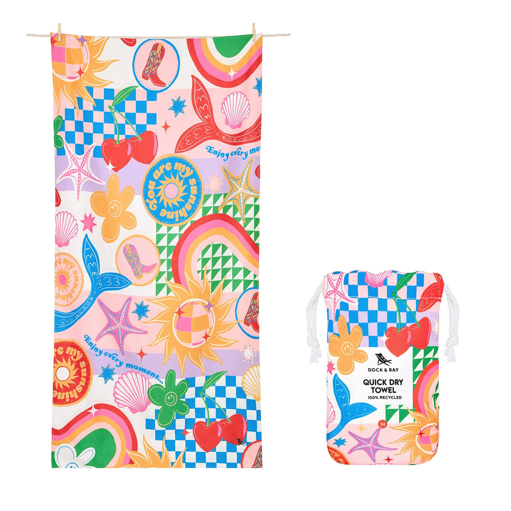 Dock & Bay Kids Beach Towel - Good Vibes Club