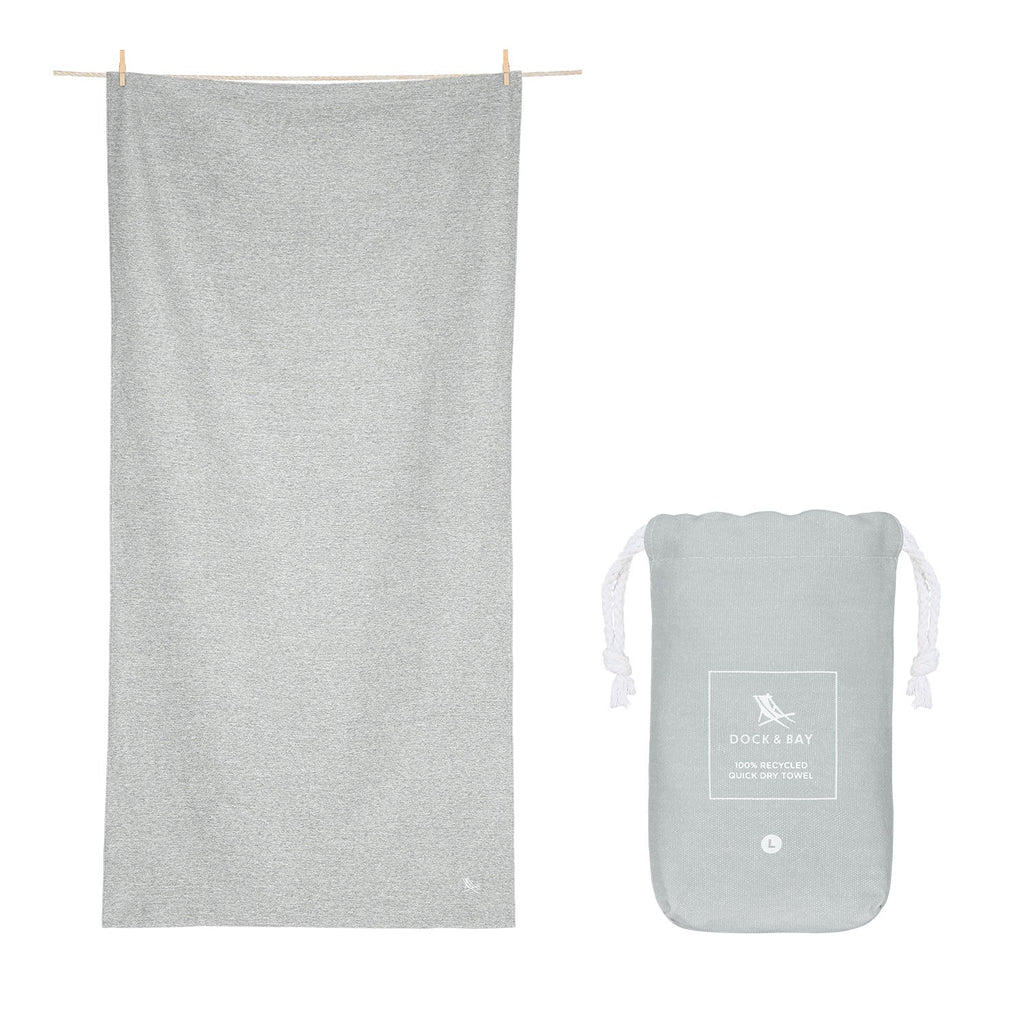 Dock & Bay Quick Dry Towel - Mountain Grey