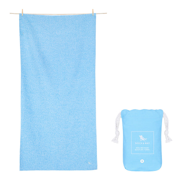 Dock & Bay Quick Dry Gym & Sports Towels - Lagoon Blue - Outlet