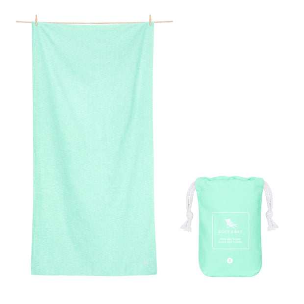 Dock & Bay Quick Dry Gym & Sports Towels - Rainforest Green - Outlet