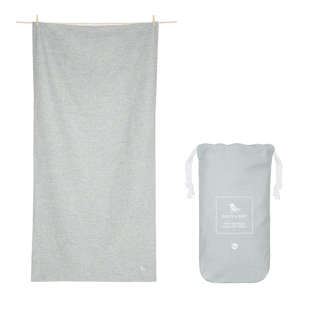 Dock & Bay Quick Dry Towel - Mountain Grey
