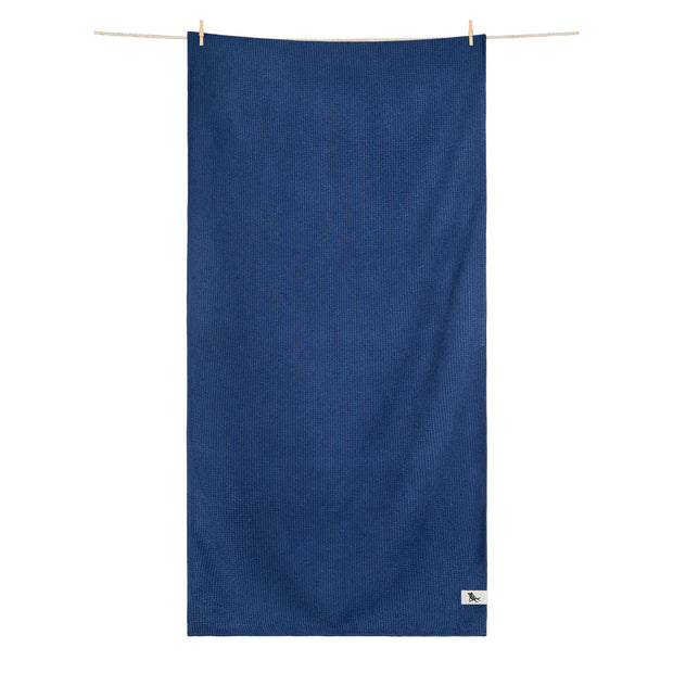 Dock & Bay Quick Dry Bath Towel - Nautical Navy - Customised Embroidery Personalised for You - Outlet