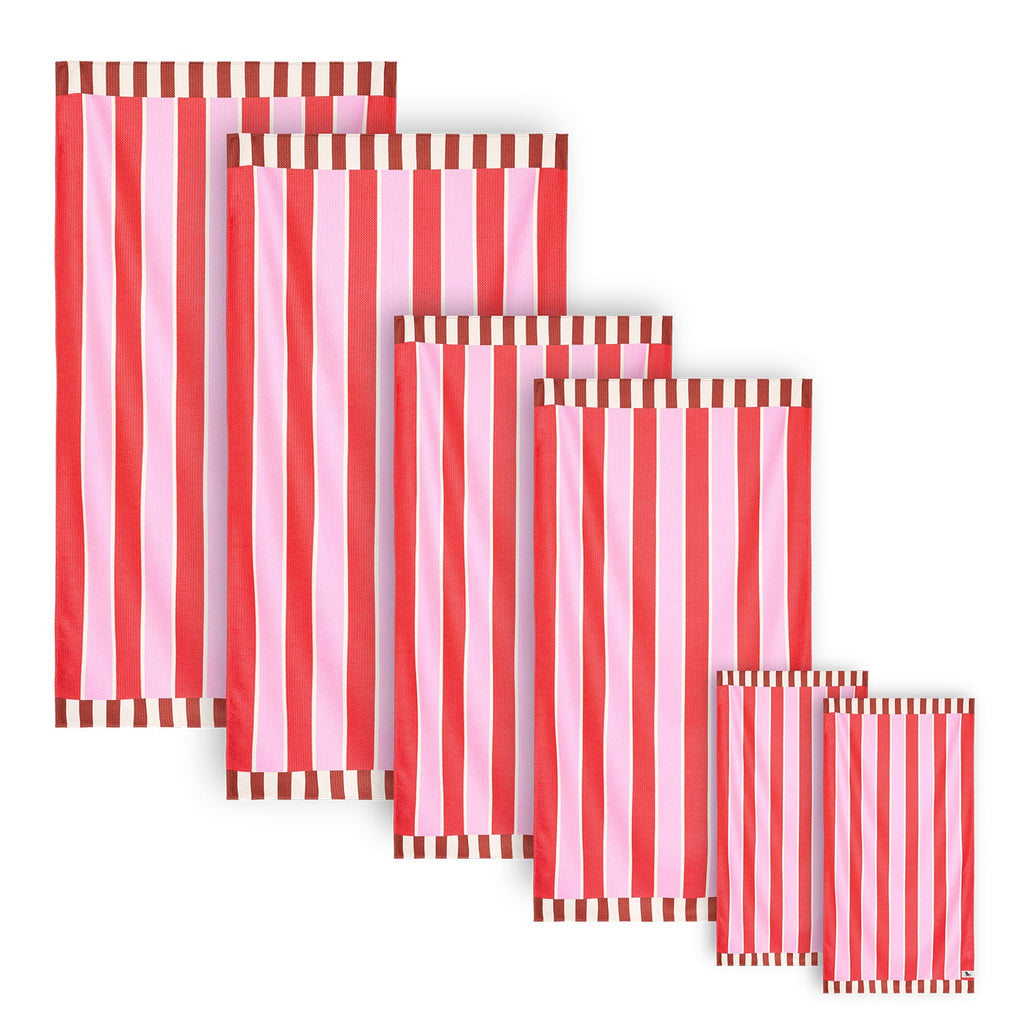 Dock & Bay Quick Dry Bath Towel - Cherry Bomb (Set of 6)