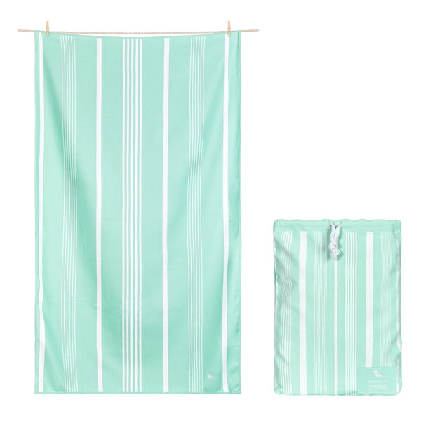 Dock & Bay Quick Dry Bath Towel - Eucalyptus Green - Outlet