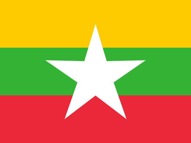 Flag Myanmar (Burma)